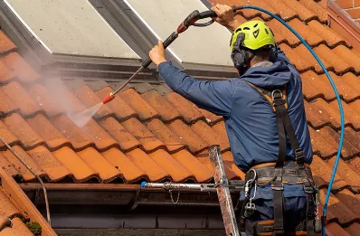 Démoussage et hydrofuge de toiture à Lesmont